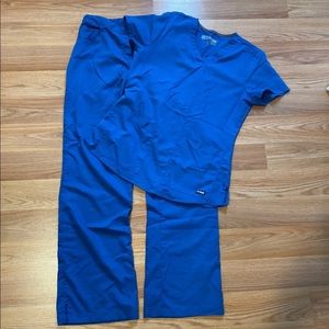 Royal Blue Grey’s Anatomy Scrub Set
